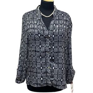 Ruby Rd Printed Blouse